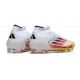 Korki Adidas F50 Elite Mid FG Biały Czerwony Zawistny