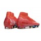 Nike Zoom Mercurial Superfly X Elite FG Czerwony Biały