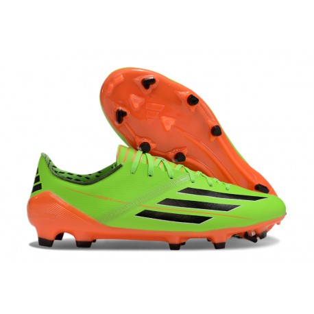 Korki Adidas F50 Elite FG Zielony Pomarańczowy Czarny