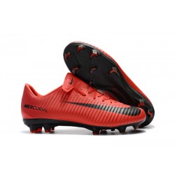 Nike Mercurial Vapor 11 FG Korki Pilkarskie - Czerwony Czarny