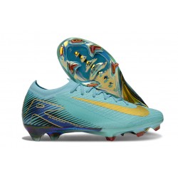 Nike Air Zoom Mercurial Vapor 16 Elite FG Niebieski Złoto
