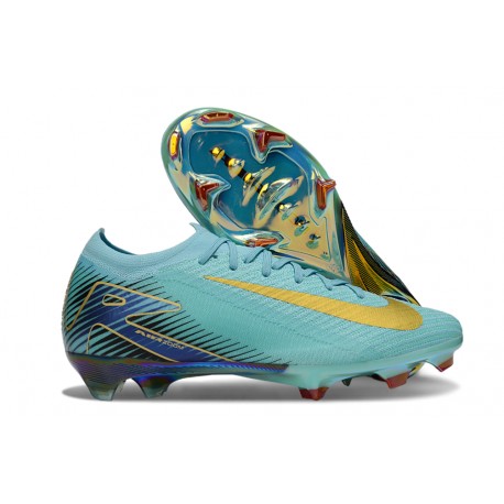 Nike Air Zoom Mercurial Vapor 16 Elite FG Niebieski Złoto