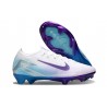 Nike Air Zoom Mercurial Vapor 16 Elite FG Biały Niebieski Fioletowy