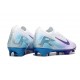 Nike Air Zoom Mercurial Vapor 16 Elite FG Biały Niebieski Fioletowy