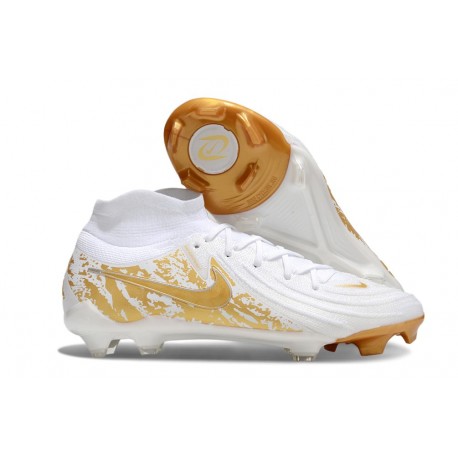 Nike Phantom Luna II Elite FG Biały Złoto