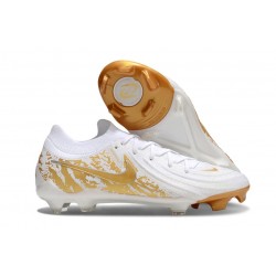 Nike Phantom Luna 2 Elite L FG Biały Złoto