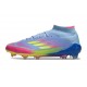 Korki Adidas F50 Elite Mid FG Niebieski Zawistny Różowy