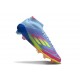 Korki Adidas F50 Elite Mid FG Niebieski Zawistny Różowy