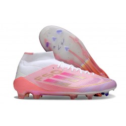 Korki Adidas F50 Elite Mid FG Różowy 
