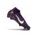 Nike Zoom Mercurial Superfly X Elite FG MBAPPE Fioletowy Biały
