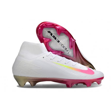 Nike Zoom Mercurial Superfly X Elite FG Biały Różowy