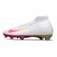 Nike Zoom Mercurial Superfly X Elite FG Biały Różowy