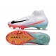 Nike Zoom Mercurial Superfly X Elite FG Biały Czarny Pomarańczowy