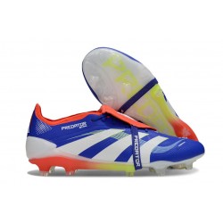 Adidas Predator 25 Elite FT FG Niebieski Biały Czerwony