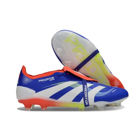 Adidas Predator 25 Elite FT FG Niebieski Biały Czerwony