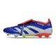 Adidas Predator 25 Elite FT FG Niebieski Biały Czerwony