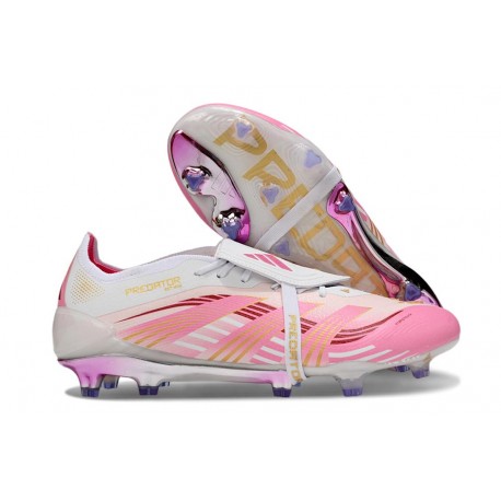 Buty Piłkarskie Adidas Predator Elite FT FG Biały Różowy