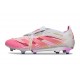 Buty Piłkarskie Adidas Predator Elite FT FG Biały Różowy
