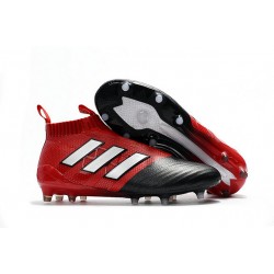 Korki Buty Adidas ACE 17+ PureControl FG - Czarny Czerwony Srebro