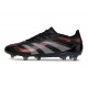 Korki Adidas Predator 2025 Elite FG Czarny Czerwony Wilczy
