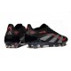 Korki Adidas Predator 2025 Elite FG Czarny Czerwony Wilczy