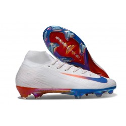 Buty Piłkarskie Nike Mercurial Superfly 10 Elite FG Biały Niebieski Czerwony