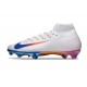 Buty Piłkarskie Nike Mercurial Superfly 10 Elite FG Biały Niebieski Czerwony