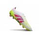 Korki Adidas Predator 2025 Elite FG Biały Różowy Zawistny