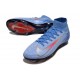 Buty Piłkarskie Nike Mercurial Superfly 10 Elite FG Niebieski Czerwony