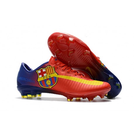 Nike Mercurial Vapor 11 FG Korki Pilkarskie Barcelona Czerwony