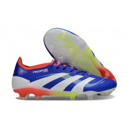 Korki Adidas Predator 2025 Elite FG Niebieski Biały Czerwony