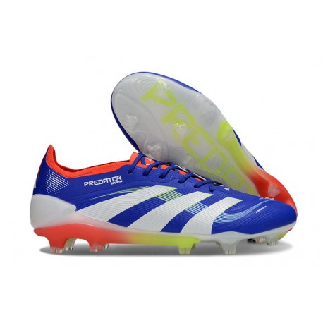 Korki Adidas Predator 2025 Elite FG Niebieski Biały Czerwony