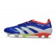 Korki Adidas Predator 2025 Elite FG Niebieski Biały Czerwony