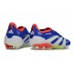 Korki Adidas Predator 2025 Elite FG Niebieski Biały Czerwony