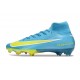 Buty Piłkarskie Nike Mercurial Superfly 10 Elite FG Niebieski Zawistny