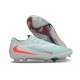 Nike Phantom 6 Niskie Elite FG Biały Zielony Pomarańczowy