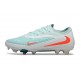 Nike Phantom 6 Niskie Elite FG Biały Zielony Pomarańczowy