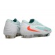 Nike Phantom 6 Niskie Elite FG Biały Zielony Pomarańczowy