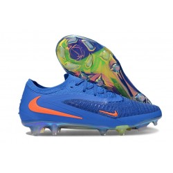Nike Phantom 6 Niskie Elite FG Niebieski Pomarańczowy