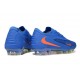 Nike Phantom 6 Niskie Elite FG Niebieski Pomarańczowy