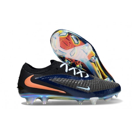 Nike Phantom 6 Niskie Elite FG Czarny Pomarańczowy