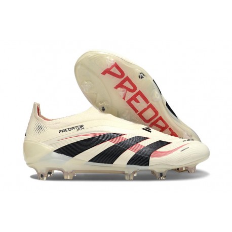 Buty adidas Predator Elite 25 LL FG Beżowy Czarny Czerwony