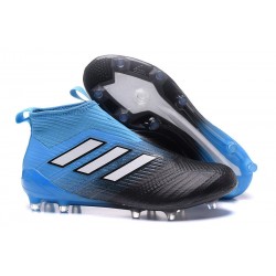 Korki Buty Adidas ACE 17+ PureControl FG - Czarny Niebieski