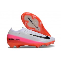 Buty Piłkarskie Nike Mercurial Vapor XVI Elite FG Biały Czarny Czerwony