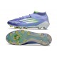 Korki Adidas F50 Elite Mid FG Fioletowy Biały Zawistny