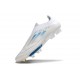 Buty piłkarskie adidas F50+ Elite Sznurowadeł FG Biały Srebro Niebieski