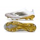 Buty piłkarskie adidas F50+ Elite Sznurowadeł FG Biały Czarny Złoto