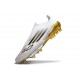 Buty piłkarskie adidas F50+ Elite Sznurowadeł FG Biały Czarny Złoto