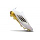 Buty piłkarskie adidas F50+ Elite Sznurowadeł FG Biały Czarny Złoto