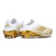 Buty piłkarskie adidas F50+ Elite Sznurowadeł FG Biały Złoto